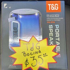 T&G Portable Wireless Bluetooth Speaker – Stereo Sound – Rechargeable – NEW